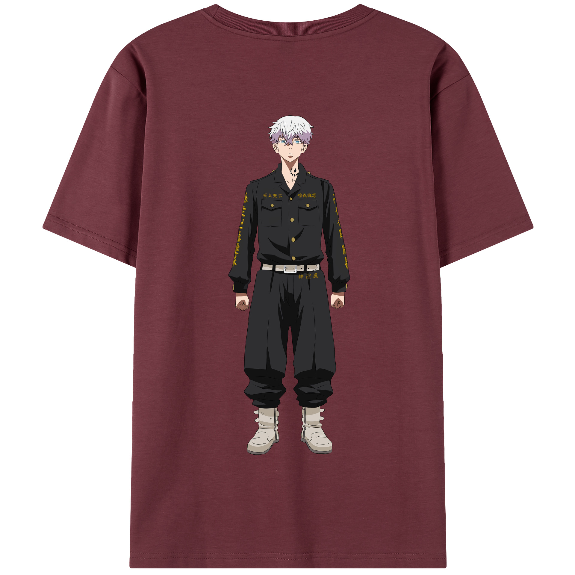 （画像用） 東京リベンジャーズ Tokyo Revengers 綿100％半袖Tシャツ（背面プリント）